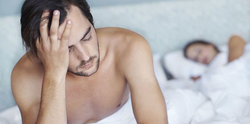 הידרדרות בעוצמה אצל גבר הקשורה למחלה או למצב של הגוף