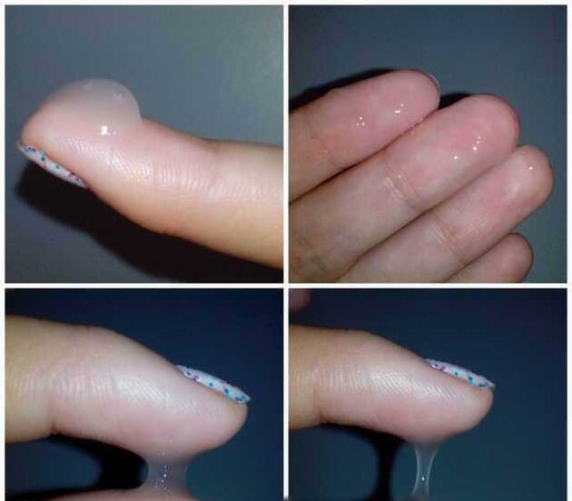 נוזל פרה-זרע של גבר בזמן עוררות